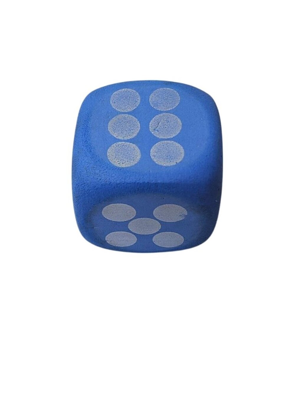 Greenbrier Blue Foam Dice 2.25" Jumbo Soft Game Die Large 6 Sided
